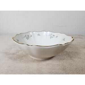 Lenox Bowl Rose Manor Gold Trim 90's New w/ Box 5 1/2" Made in USA Vintage